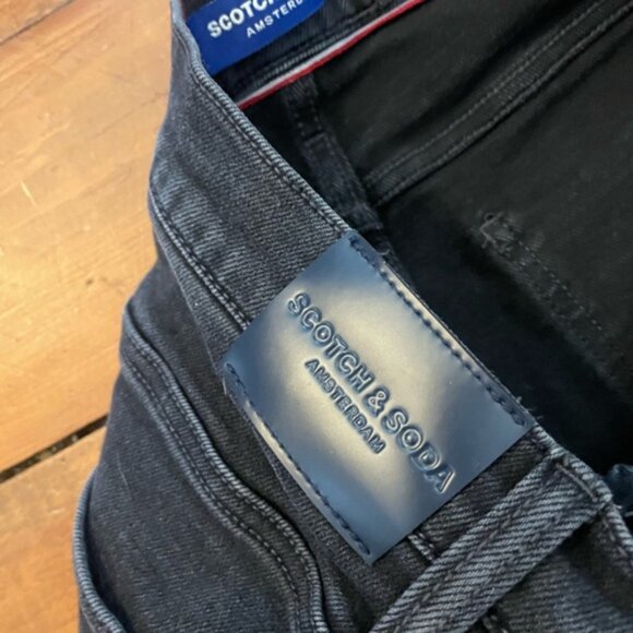 Scotch & Soda Straight Leg Black Jeans - Picture 5 of 9